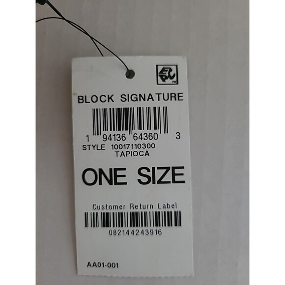 Giani Bernini Wallet Bifold Block Signature Tapioca Beige 5" X 4" - Picture 10 of 11